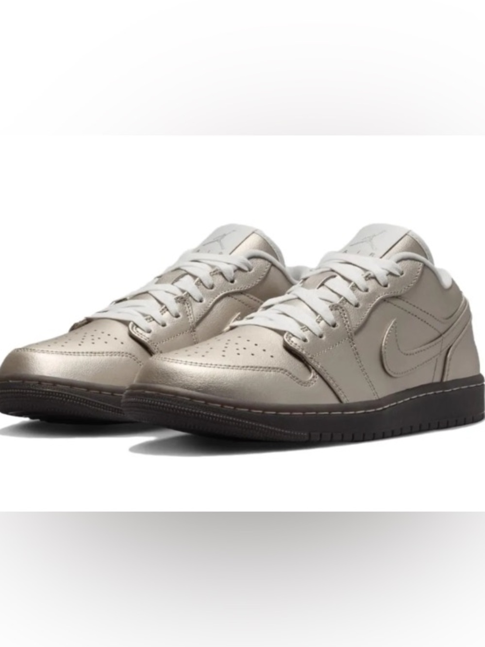 NEW - Jordan 1 Low SE Metallic Zinc (WMN 12/MEN 10.5) - No Box - Never Worn - Picture 3 of 4